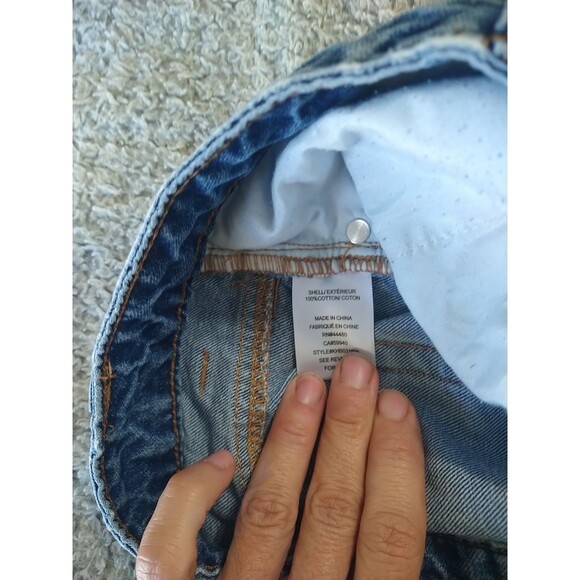 Tinseltown Wide Leg Cuff Bottom Jeans Sz 5 Y2K Boho Grunge Skater Loganlook - Picture 7 of 8